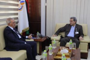 وزير النفط والغاز يستقبل رئيس مجلس إدارة محفظة ليبيا أفريقيا للاستثمار